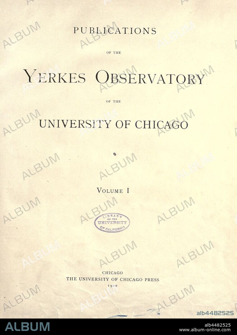 A General catalogue of 1290 double stars discovered from 1871 to 1899 by S.W. Burnham. Arranged in order of right ascension with all the micrometrical measures of each pair : Burnham, S. W. (Sherburne Wesley), 1838-1921.