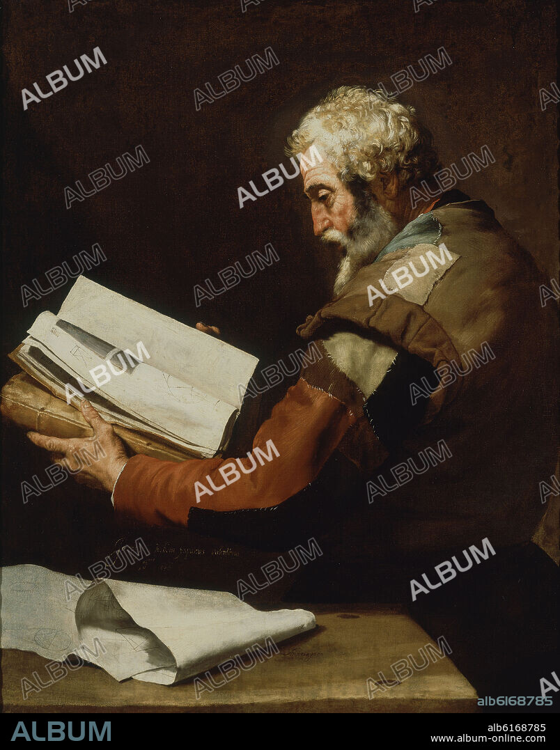 JOSÉ DE RIBERA. ANAXAGORAS - FILOSOFO GRIEGO - SIGLO XVII - BARROCO ESPAÑOL.