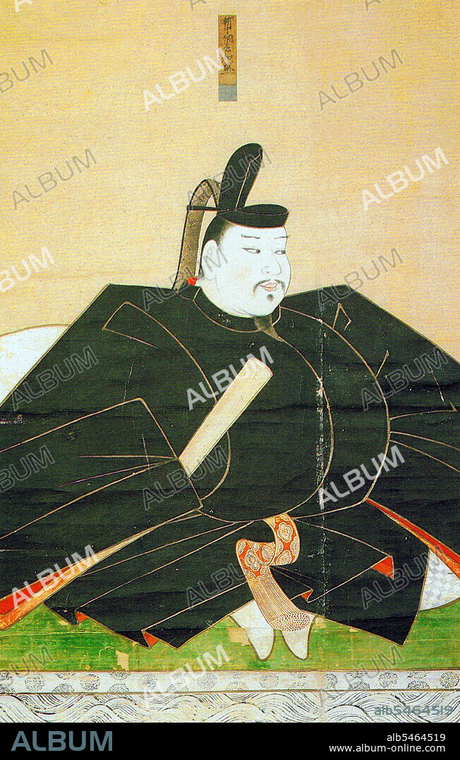 Taira no Tomomori (1152-1185) was the son of Taira no Kiyomori, and one of the Taira Clan's chief commanders in the Genpei War at the end of the Heian period of Japanese history. He was the victor at the Battle of Uji in 1180, and also at the Battle of Yahagigawa in 1181, where, after forcing the enemy Minamoto forces to retreat, Tomomori fell ill, and so the pursuit was ended. Tomomori was again victorious over the Minamoto in a naval battle at Mizushima two years later. The Taira forces tied their ships together, to create a larger stable surface to fire arrows from, and to engage in hand-to-hand combat. At the Battle of Dan-no-ura, when the Taira were decisively beaten by their rivals, Tomomori joined many of his fellow clan members in committing suicide. He tied an anchor to his feet and leapt into the sea.