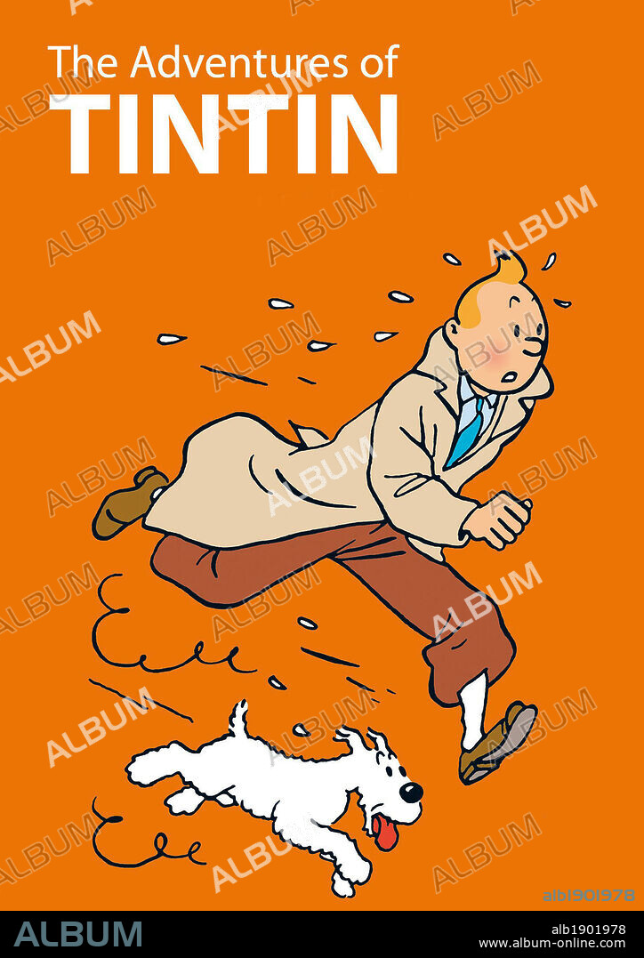 Poster of THE ADVENTURES OF TINTIN, 1991, directed by STEPHANE BERNASCONI. Copyright ELLIPSE PROGRAMME.