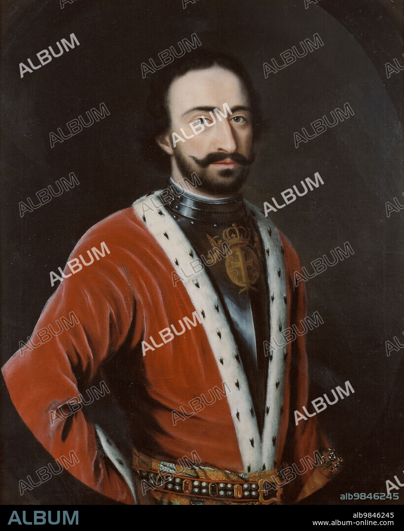 MARTIN MYTENS THE ELDER. Alexander Bagratio, Prince of Georgia, Commander of the Russian Artillery at the Battle of Narva, c17th century.