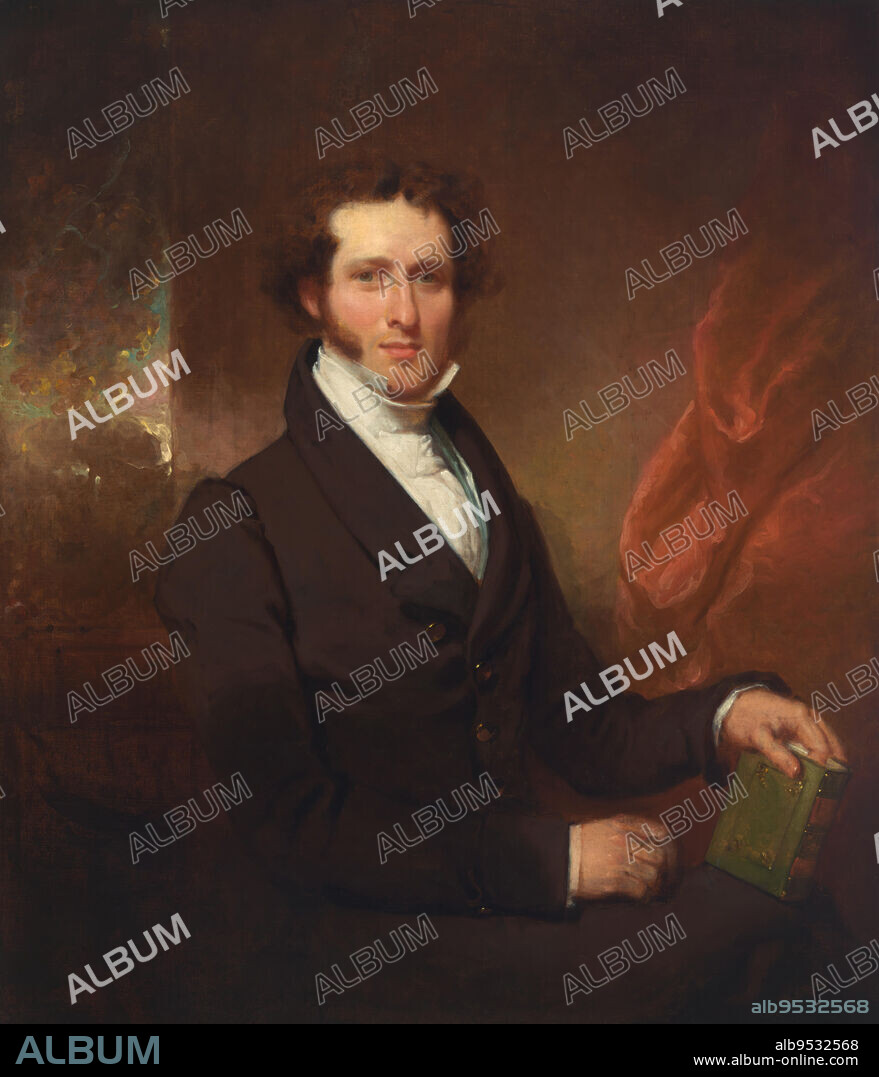 HENRY INMAN (attributed). Eleazer Parmly. oil on canvas. Date: c. 1835.