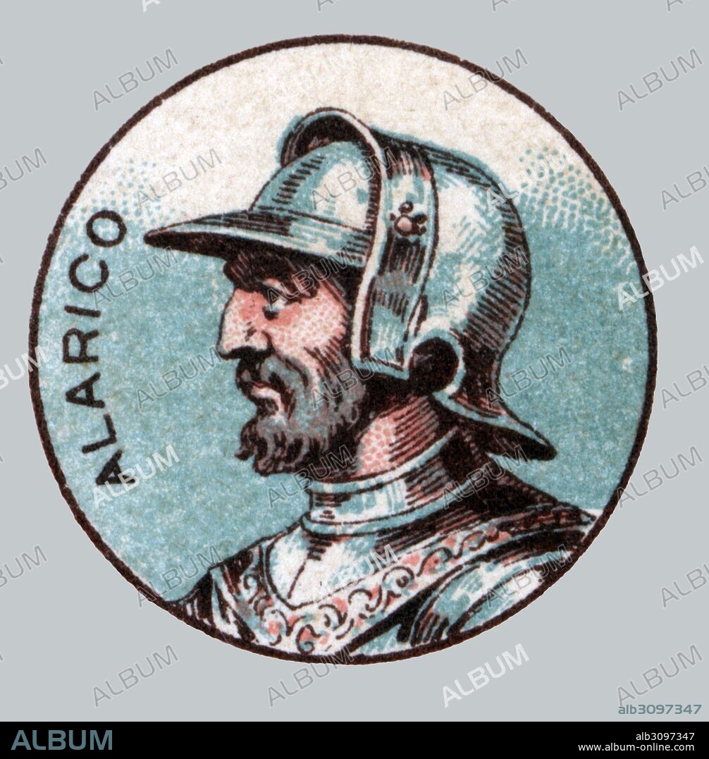 España. Edad media. Alarico II (?-507), rey de los visigodos del 484 al 507.