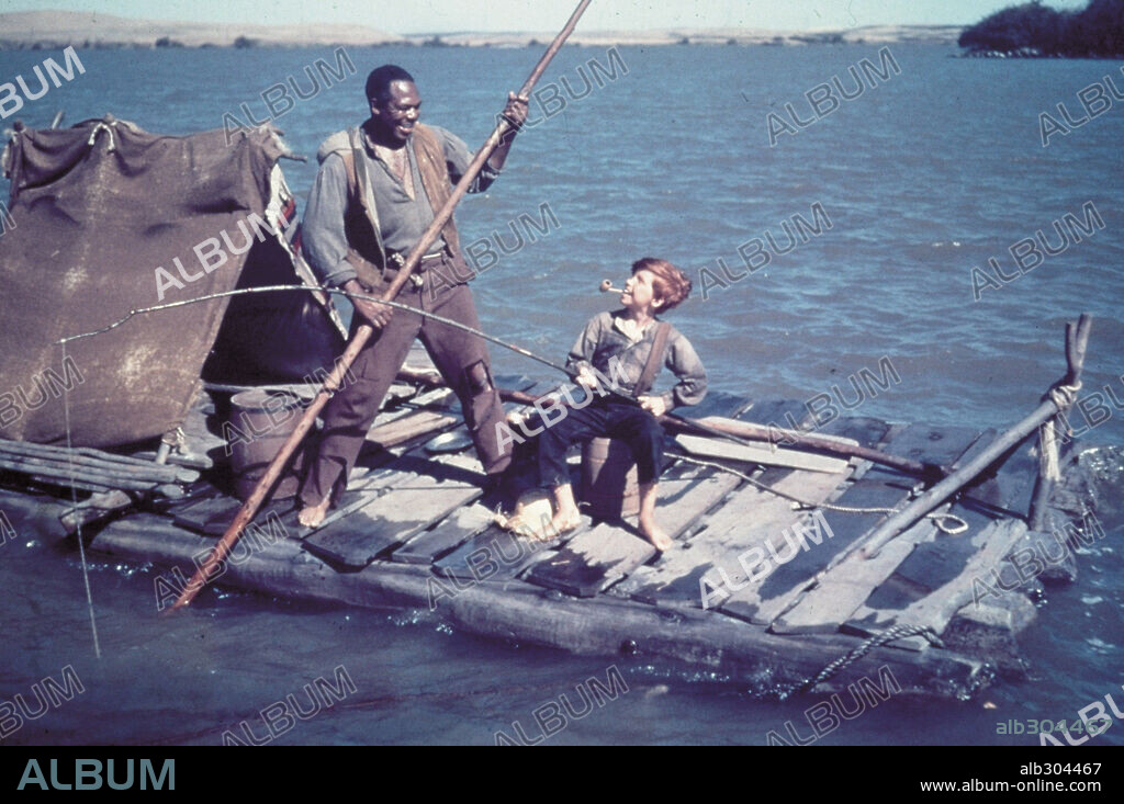 LAS AVENTURAS DE HUCKLEBERRY FINN, 1960 (THE ADVENTURES OF HUCKLEBERRY FINN), dirigida por MICHAEL CURTIZ. Copyright FORMOSA PRODUCTIONS INC.