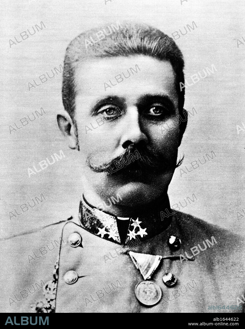 Franz Ferdinand (18 December 1863-28 June 1914) was an Archduke of Austria-Este, Austro-Hungarian and Royal Prince of Hungary and of Bohemia, and from 1889 until his death, heir presumptive to the Austro-Hungarian throne. His assassination in Sarajevo precipitated Austria-Hungary's declaration of war against Serbia.