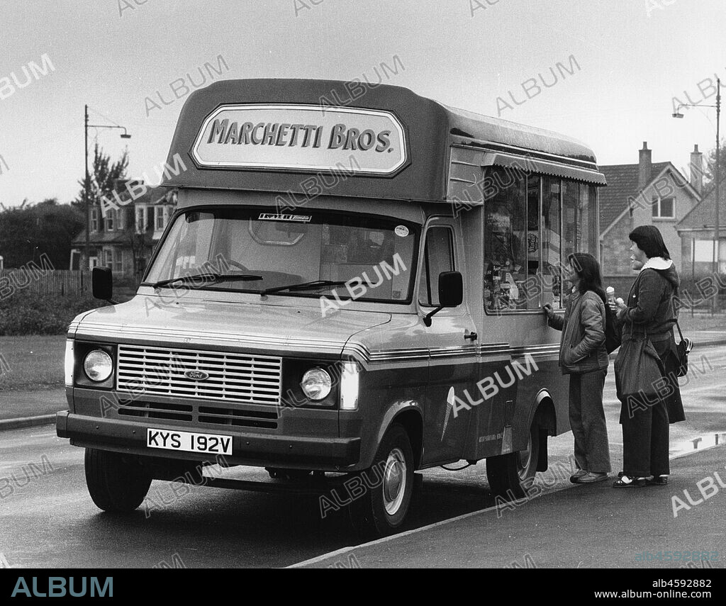 1979 Ford Transit ice-cream van.