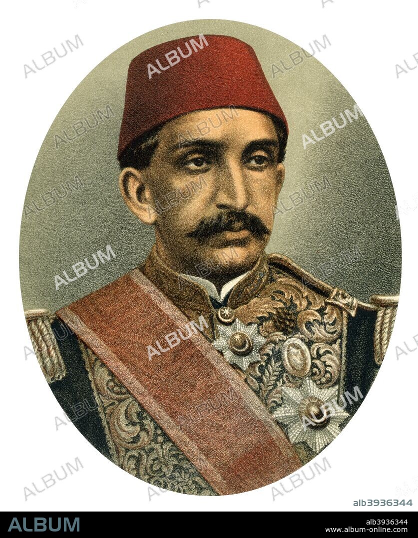 Abdul Hamid II, Sultan of Turkey, late 19th century. The 35th sultan of the Ottoman Empire, Abdul Hamid II (1842-1918) was the last Sultan of Turkey. Called the Great Assassin, he was a despotic ruler who was deposed and exiled in 1909.