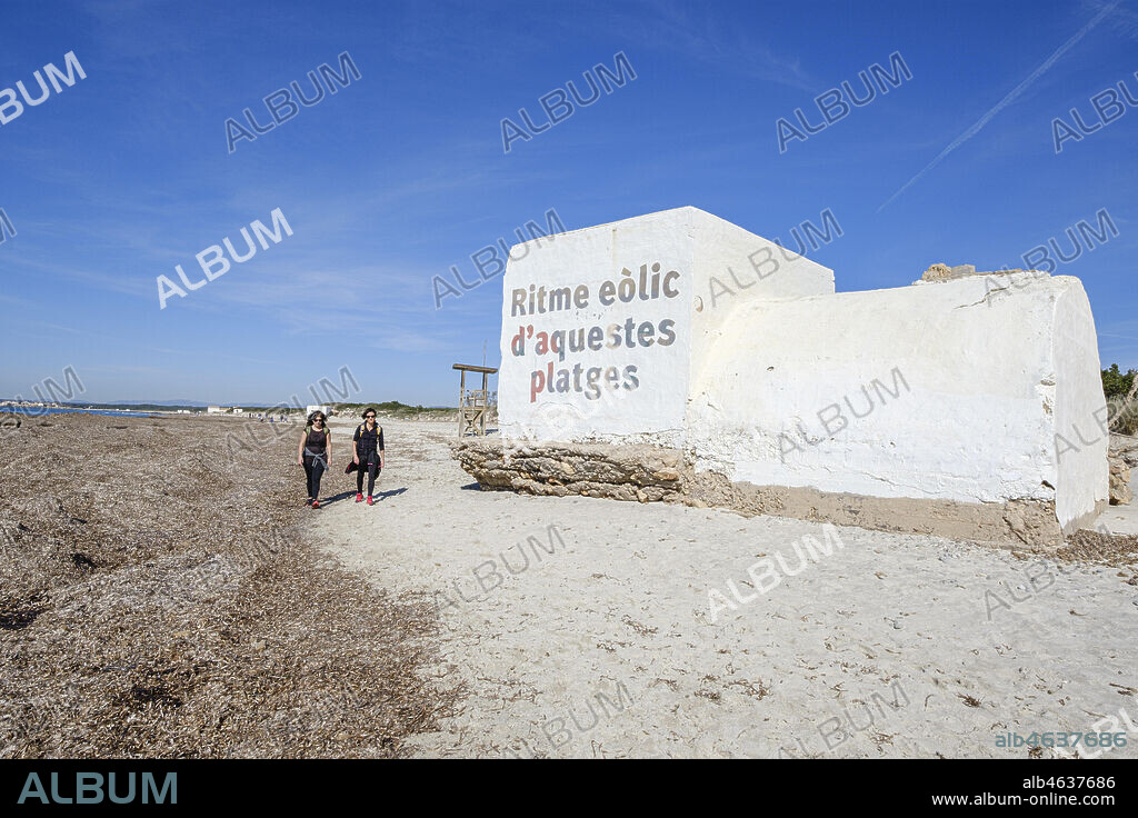 bunker, Ses Covetes, Campos, Mallorca, Balearic Islands, Spain.