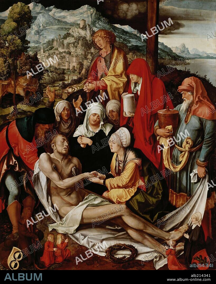 ALBRECHT DÜRER. Albrecht Dürer / 'Lamentation of Christ', c. 1500, Oil on panel, 151 x 121 cm.