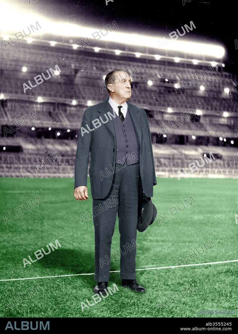 SANTIAGO BERNABEU in BERNABEU, 2017, directed by IGNACIO SALAZAR-SIMPSON. Copyright EL SOCIO NÚMERO 7 A.I.E/REDANTFILMS.