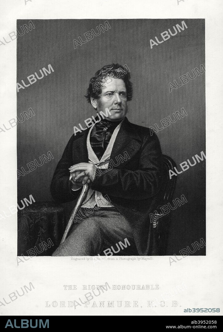 William Maule (1700-1782), 1st Earl of Panmure, soldier and politician, c1880. From a supplement to the Illustrated News of the World, London.