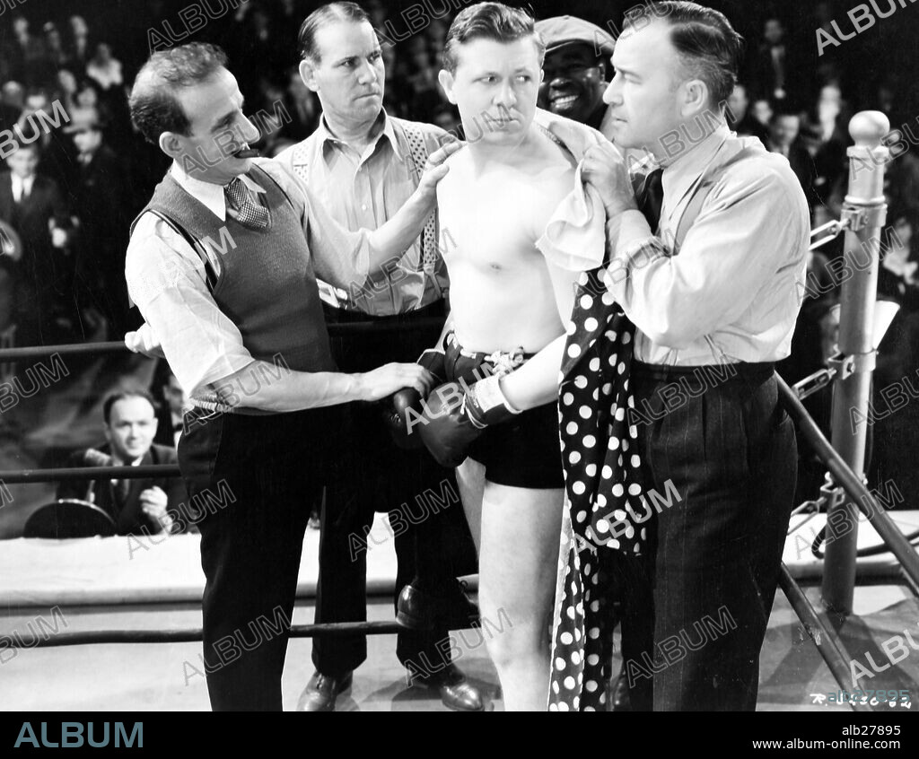 JIMMY DURANTE, ROBERT ARMSTRONG and STUART ERWIN in PALOOKA, 1934. Copyright UNITED ARTISTS.