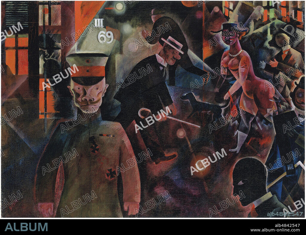 GEORGE GROSZ. Dangerous Street.