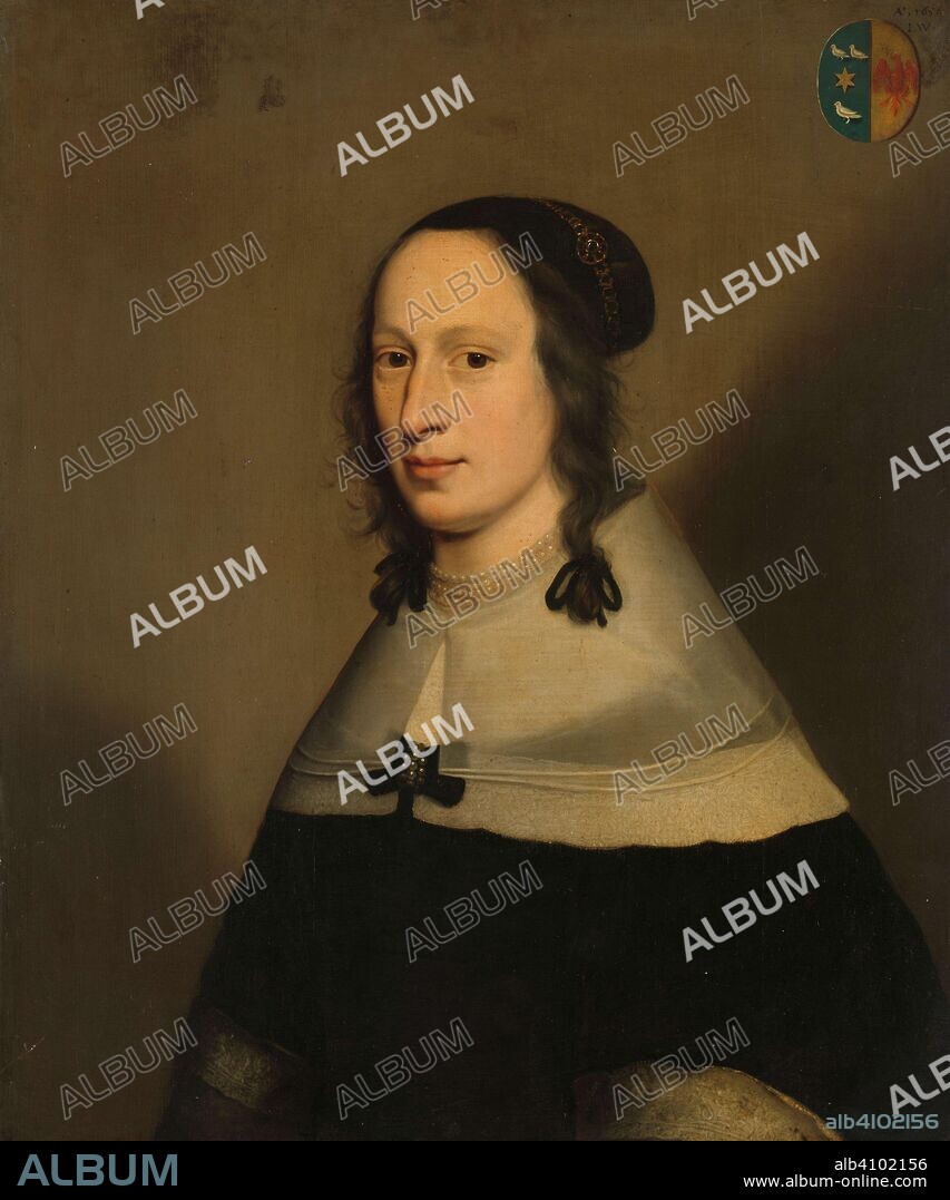 JAN JANSZ. WESTERBAEN (I). Portrait of Sophia van Overmeer, Wife of Adriaen van Persijn. Dating: 1650. Measurements: h 68 cm × w 57 cm; d 4 cm.