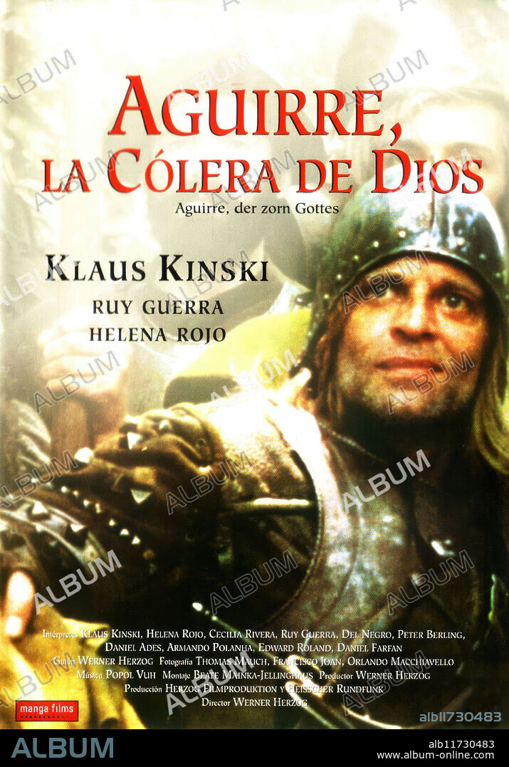 KLAUS KINSKI in AGUIRRE, DER ZORN GOTTES, 1972, unter der Regie von WERNER HERZOG. Copyright WERNER HERZOG FILMPRODUKTION.