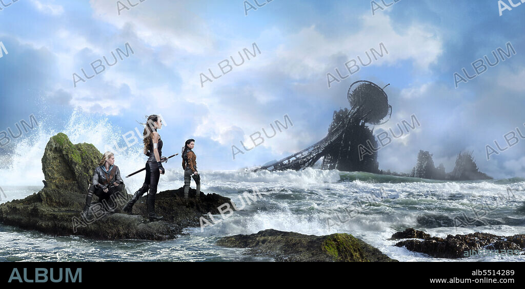 AUSTIN BUTLER, IVANA BAQUERO und POPPY DRAYTON in THE SHANNARA CHRONICLES, 2016, unter der Regie von BRAD TURNER und JAMES MARSHALL.