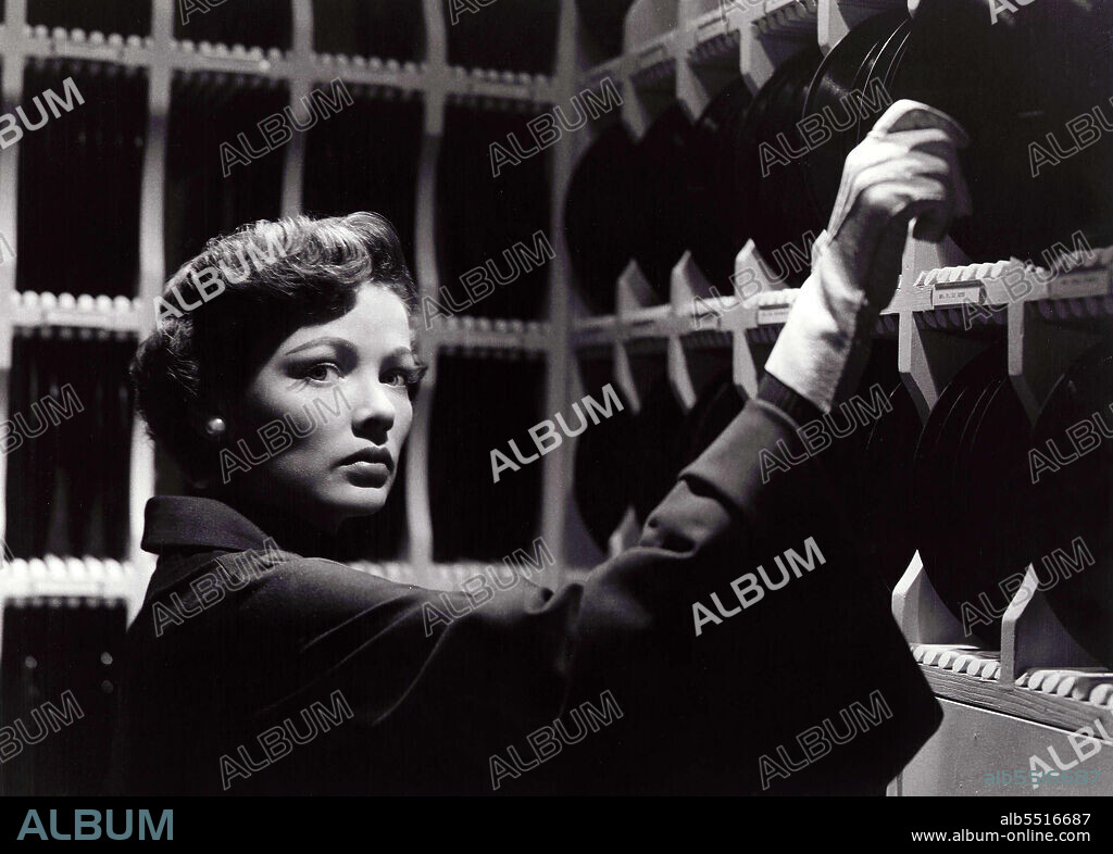 GENE TIERNEY in WHIRLPOOL, 1950, directed by OTTO PREMINGER. Copyright 20TH CENTURY FOX.
