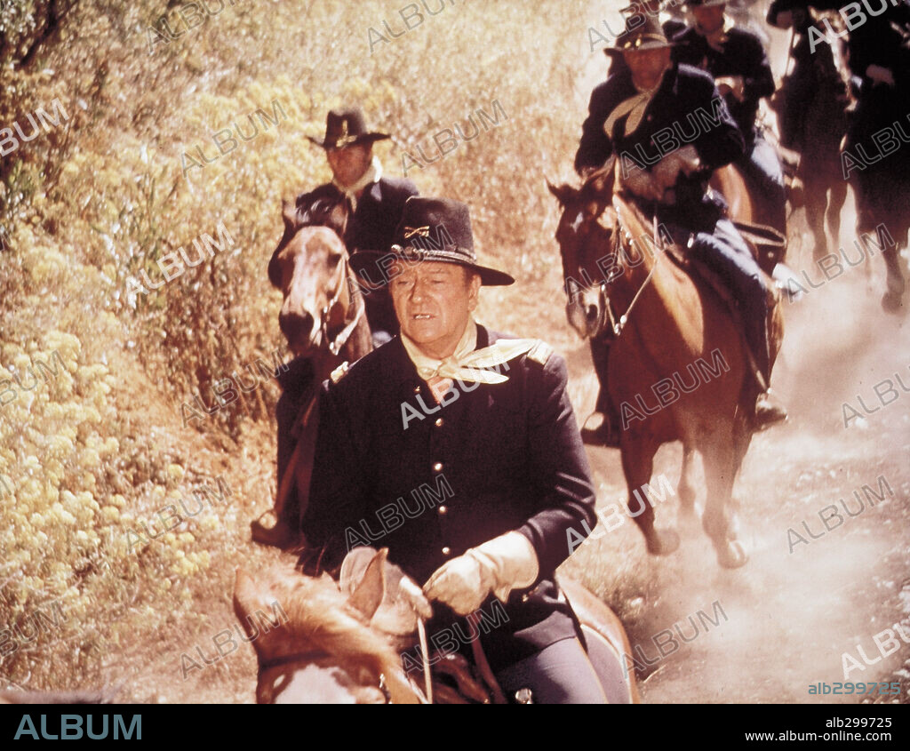 JOHN WAYNE en RIO LOBO, 1970, dirigida por HOWARD HAWKS. Copyright NATIONAL GENERAL/CINEMA CENTER.