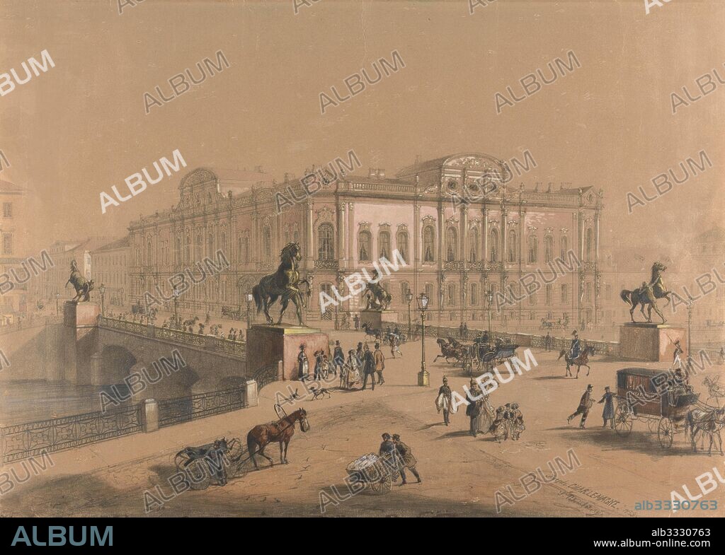 IOSIF IOSIFOVICH CHARLEMAGNE. The Beloselsky-Belozersky Palace in Saint Petersburg.