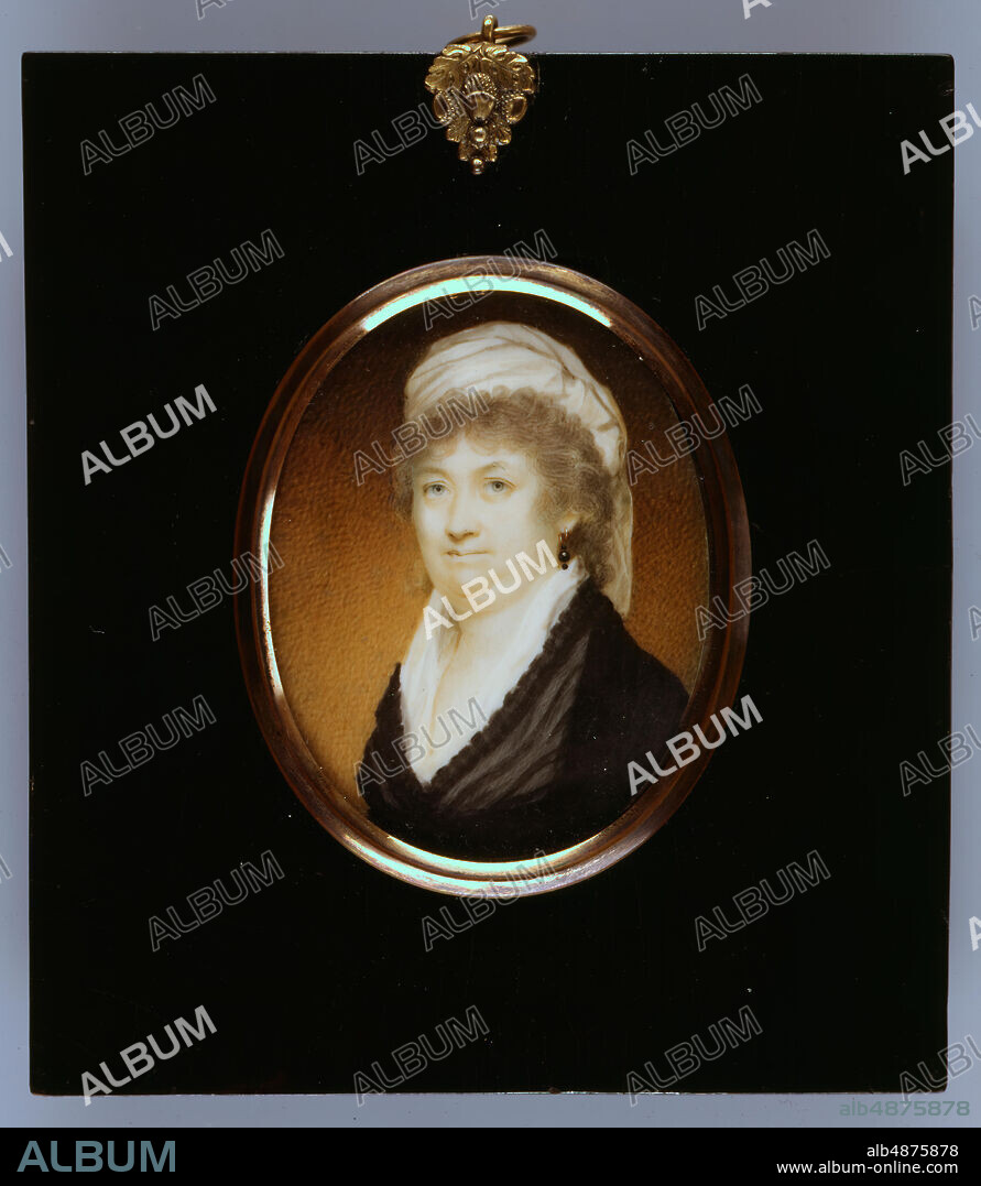 Edward Greene Malbone, Portrait of Elizabeth Bowdoin, Lady Temple, ca. 1804, watercolor on ivory, 3 1/8 in. x 2 1/2 in. (7.94 cm x 6.35 cm).