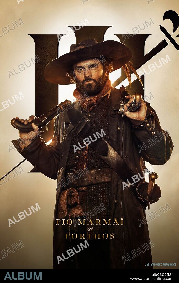 PIO MARMAI dans TROIS MOUSQUETAIRES, LES: D'ARTAGNAN, 2023, réalisé par MARTIN BOURBOULON. Copyright Pathé / Chapter 2.