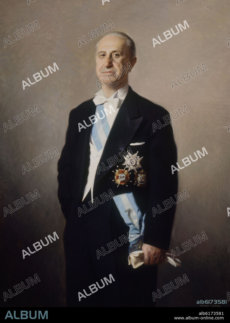 ENRIQUE SEGURA. GALERIA RETRATOS-ANTONIO ITURMENDI BAÑALES-O/L 120,5X90,5 CM-1966.