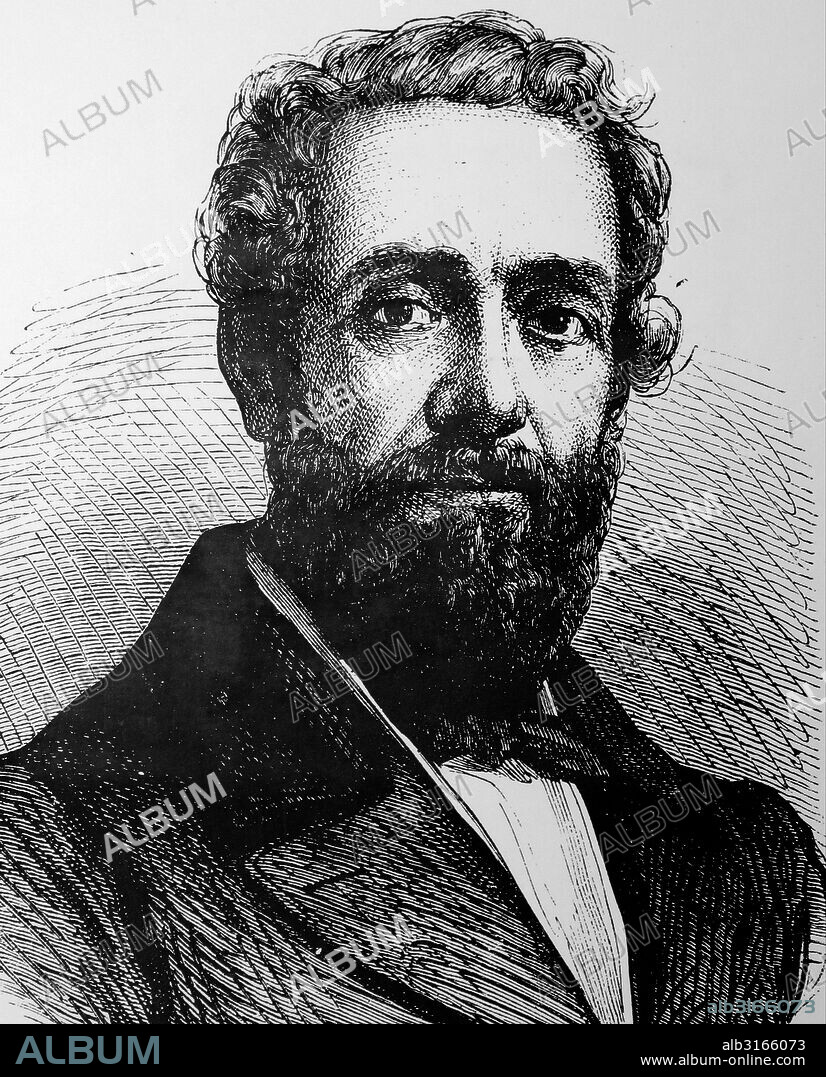 French engineer - Artesian wells from Louis Figuier Les Merveilles de la science, Paris 1870.