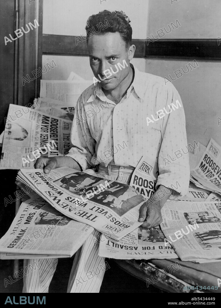 Giuseppe Zangara. April 4, 1933. (Photo by Associated Press Photo).
