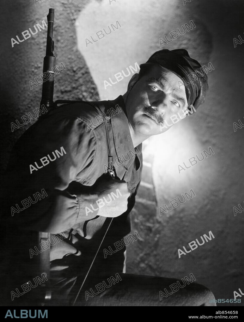 KARL MALDEN in OPERATION SECRET, 1952, directed by LEWIS SEILER. Copyright WARNER BROTHERS.