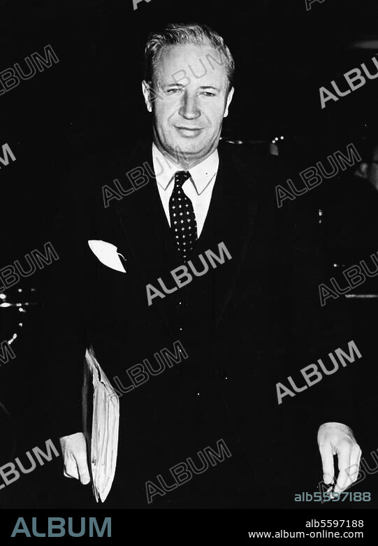 Heath, Edward Brit politician (Tory Party), born 9.7.1916, died 17.07.2005. Photo, undated (c. 1960).