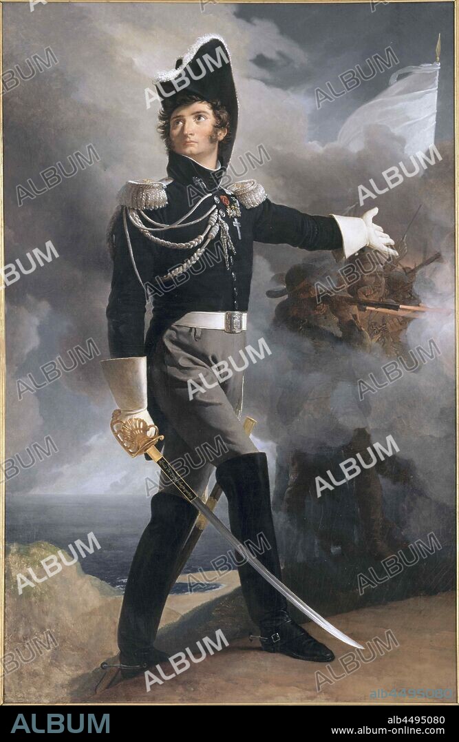 PIERRE-NARCISSE GUERIN. General Louis Duverger, marquis de La Rochejaquelein (1777-1815).