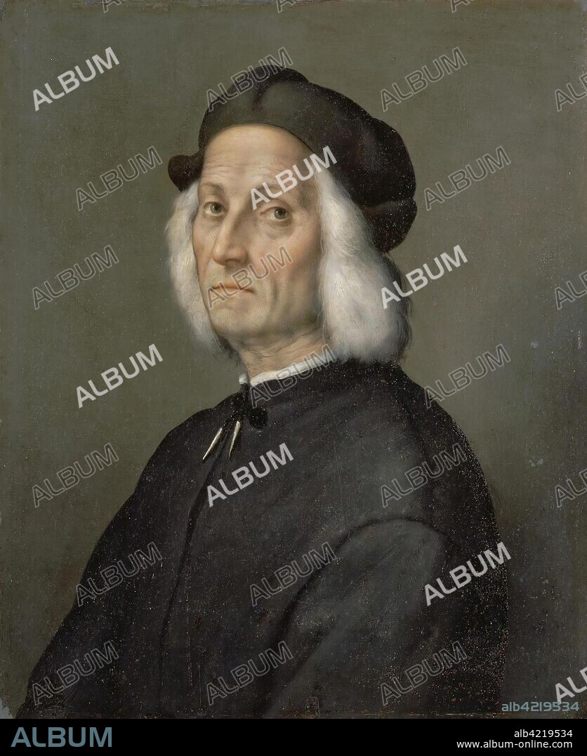 RIDOLFO GHIRLANDAIO. 'Portrait of an Old Man'. Italy, Circa 1520. Dimensions: 61x50,5 cm.