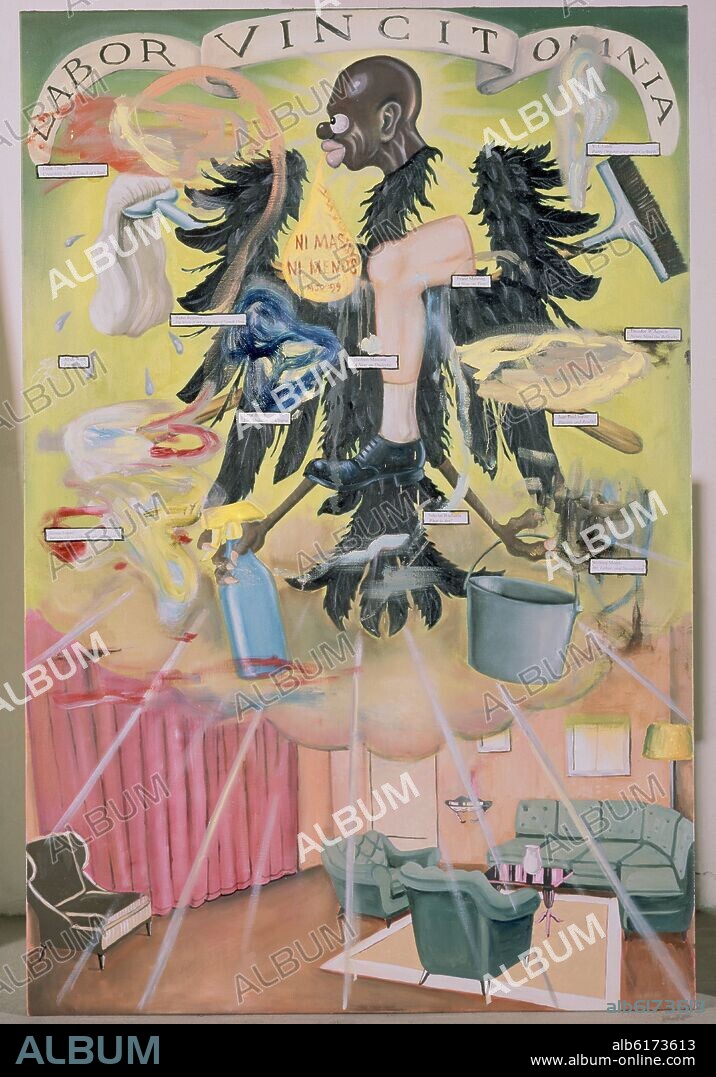 MANUEL OCAMPO. LABOR VINCIT OMNIA - 1998.