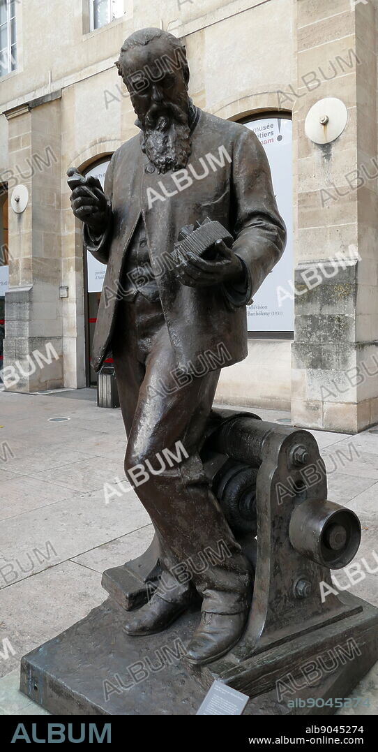 Statue of Zenobe Gramme by Mathurin Moreau. Zenobe Theophile Gramme (4 April 1826 - 20 January 1901) was a Belgian electrical engineer. He invented the Gramme machine, a type of direct current dynamo. Mathurin Moreau (18 November 1822 - 14 February 1912) was a French sculptor in the academic style.
