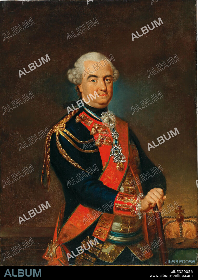 HEINRICH CARL BRANDT. Portrait of Charles Theodore (1724-1799), Elector of Bavaria, Count Palatine of the Rhine.