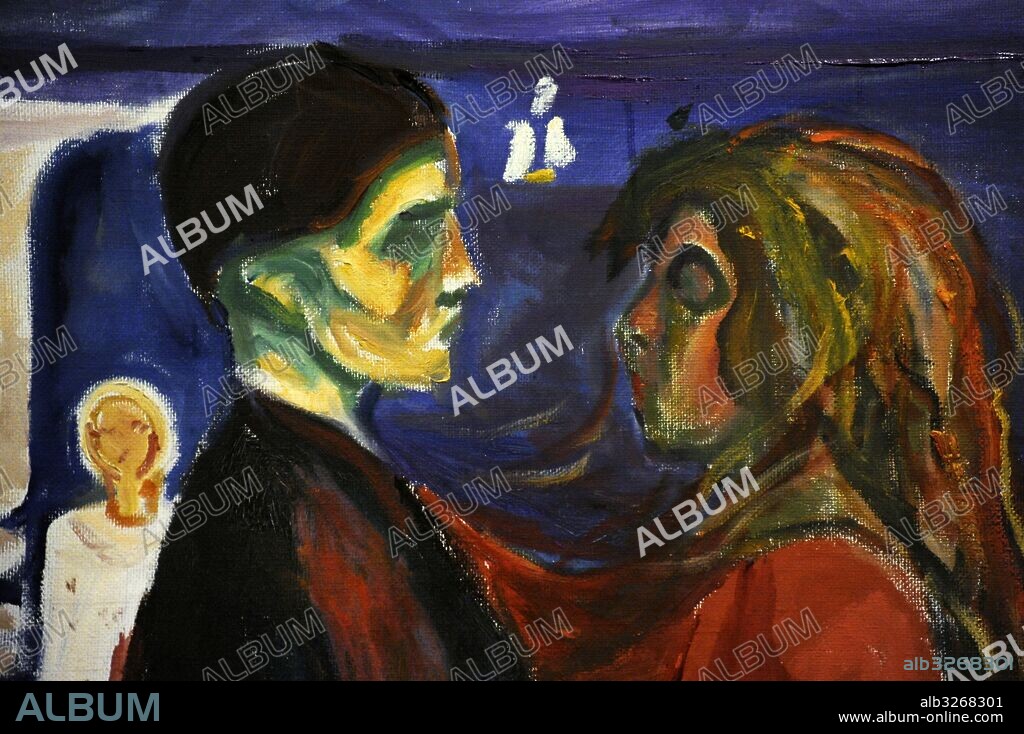 Edvard Munch (1863-1944). Norwegian painter. The Dance of Life, 1925. Detail. Munch Museum. Oslo. Norway.
