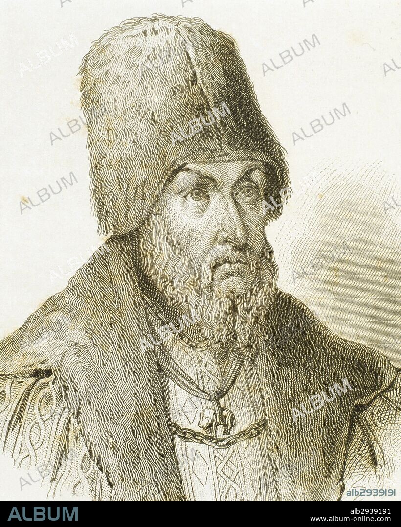 SEGISMUNDO I JAGELLON"el Viejo" (Koziernice, 1467-Cracovia, 1548). Rey de Polonia (1506-1548) y gran duque de Lituania. Gran mecenas de las artes y las letras. Se enfrentó con la oposición nobiliaria representada por la Dieta y generalmente, favorable a la Reforma. Grabado del siglo XIX.