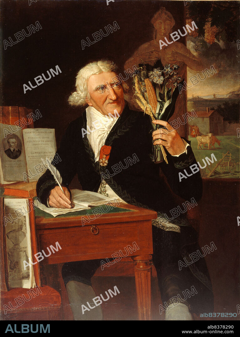 FRANCOIS DUMONT. Portrait of Antoine Parmentier (1737-1813), agronomist and philanthropist.