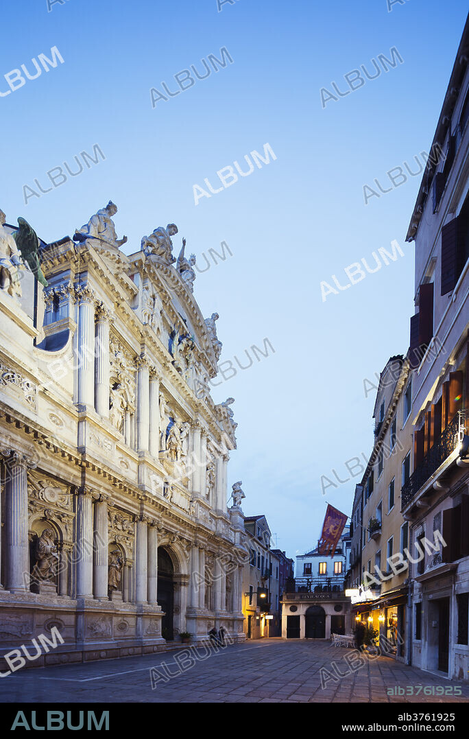 Santa Maria del Giglio Church, Venice, UNESCO World Heritage Site, Veneto, Italy, Europe.