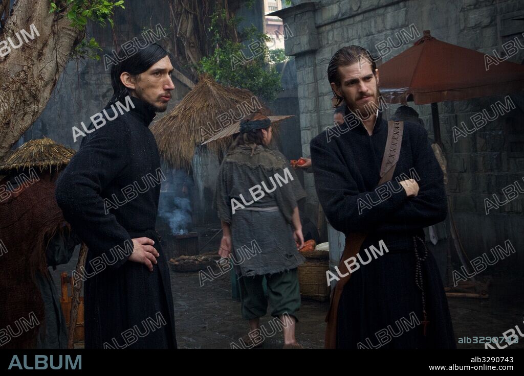 ADAM DRIVER et ANDREW GARFIELD dans SILENCE, 2016, réalisé par MARTIN SCORSESE. Copyright AI-FILM/CAPPA DEFINA PROD/CACCHI GORI PICTURES/FABRICA DE CI.