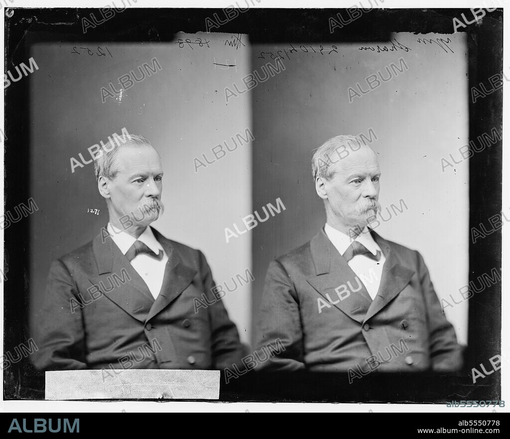 UNKNOWN. Senator William Sharon of Nevada, 1865-1880. Sharon, Hon. Wm. of Nevada. Senator, between 1865 and 1880. [Politician, senator, banker, lawyer].