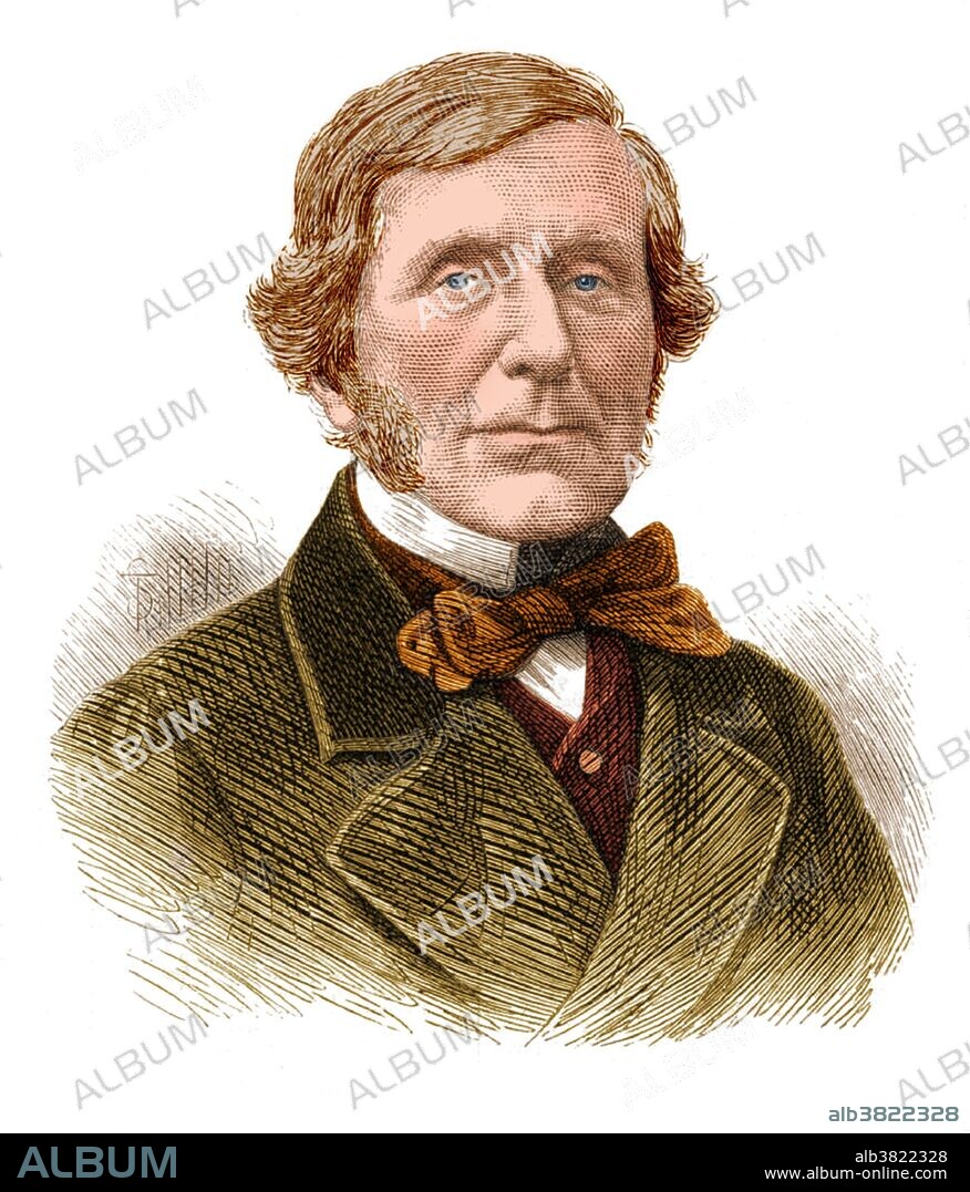 John Rennie (August 30, 1794 - September 3, 1874) was the second son of engineer John Rennie and brother of George Rennie. In 1815 he assisted his father in the erection of Southwark Bridge, and in 1819 he went abroad for the purpose of studying the great engineering works on the continent. On the death of his father in 1821, he remained in partnership with his brother George, the civil engineering portion of the business being carried on by him, whereas the mechanical engineering was supervised by George. The most important of his undertakings, from 1824, was the construction of London Bridge, the designs for which had been prepared by his father. The bridge was opened in 1831, when he was knighted. As engineer to the admiralty, a post in which he succeeded his father, he completed various works at Sheerness, Woolwich, Plymouth, Ramsgate, and the great breakwater at Plymouth. Many years of his life were spent in making additions and alterations to various harbors on different parts of the coast, both in England and in Ireland. He retired from the active duties of his profession about 1862, and died in 1874 at the age of 80.