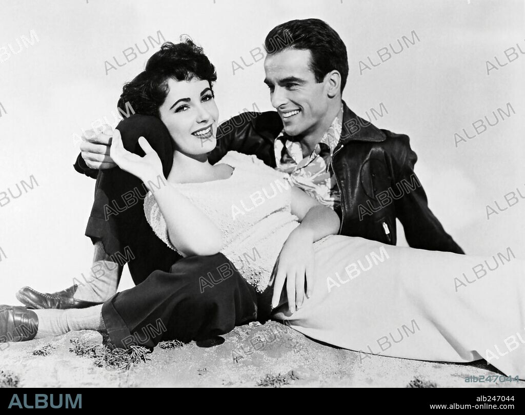 ELIZABETH TAYLOR et MONTGOMERY CLIFT dans UNE PLACE AU SOLEIL, 1951 (A PLACE IN THE SUN), réalisé par GEORGE STEVENS. Copyright PARAMOUNT PICTURES.