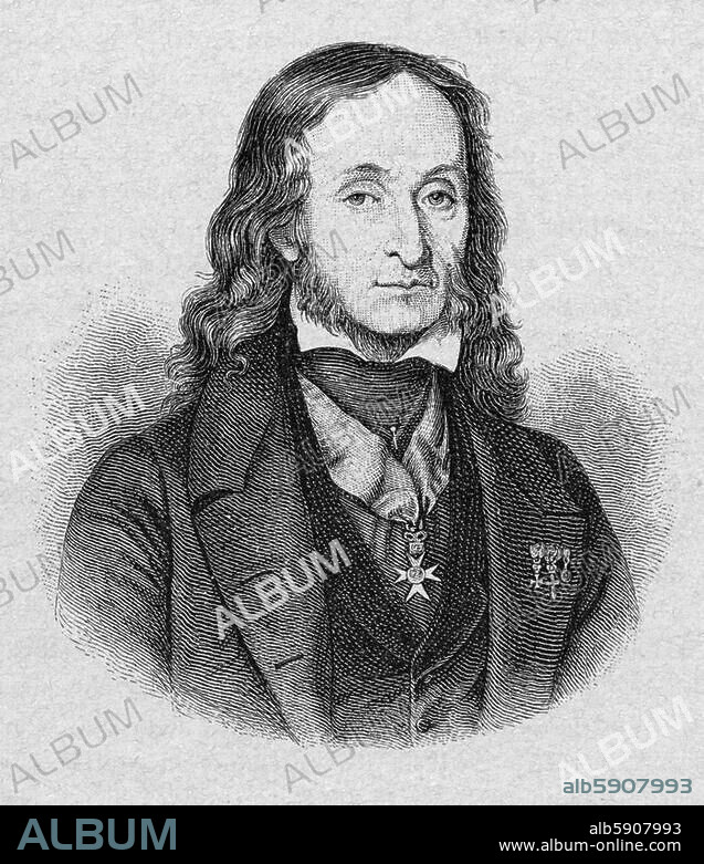 Paganini, Niccolo ; violoniste et compositeur italien . Gênes 27.10.1782 - Nice 27.5.1840. Portrait. Grav. sur bois, v. 1870, d'ap. lithographie d'époque.