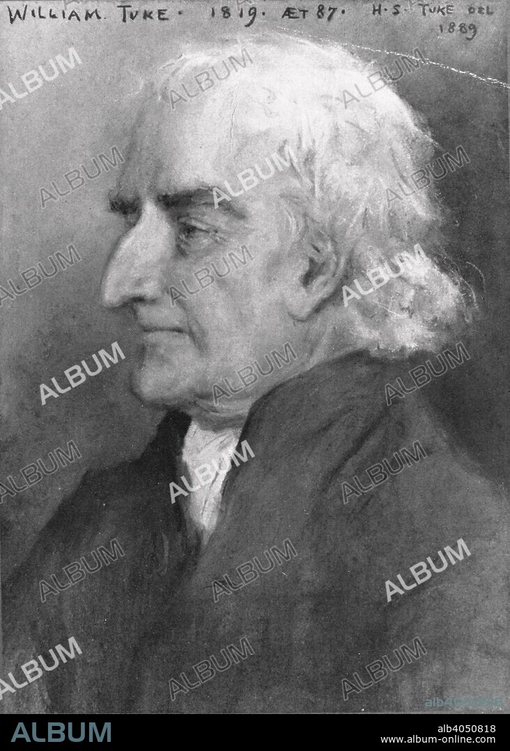 Portrait of William Tuke in 1819, aged 87, by H S Tuke.