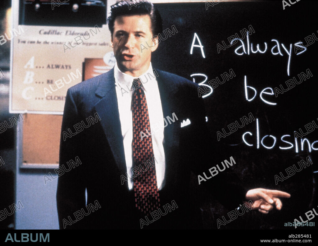 ALEC BALDWIN in GLENGARRY GLEN ROSS, 1992, directed by JAMES FOLEY. Copyright NEW LINE CINEMA.