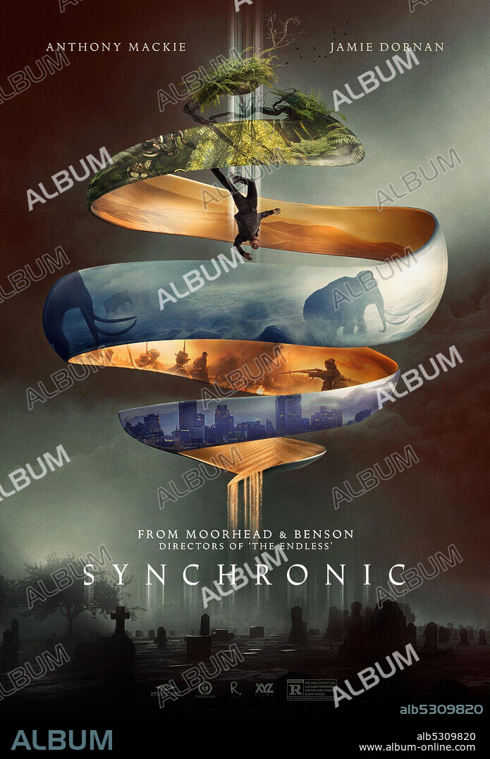 Poster de SYNCHRONIC: LOS LIMITES DEL TIEMPO, 2019 (SYNCHRONIC), dirigida por AARON MOORHEAD y JUSTIN BENSON. Copyright Patriot Pictures.
