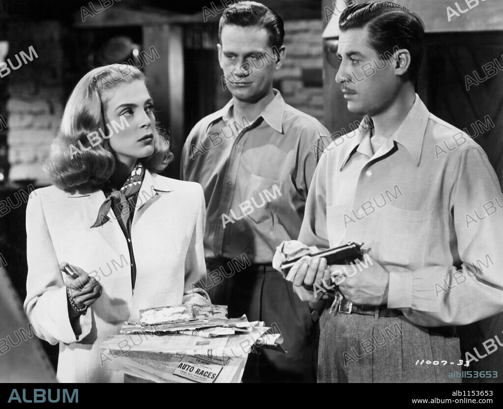 JOHN HODIAK, LIZABETH SCOTT and WENDELL COREY in DESERT FURY, 1947, directed by LEWIS ALLEN. Copyright PARAMOUNT PICTURES.