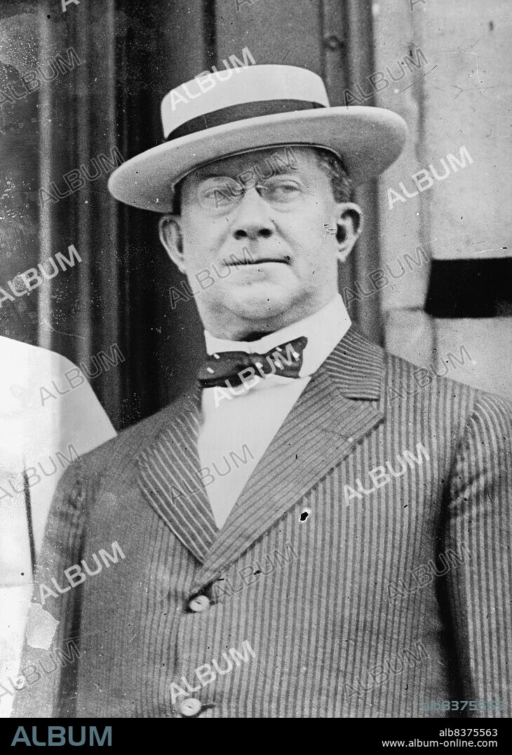 HARRIS & EWING. Democratic National Convention - Charles F. Murphy of Tammany Hall, 1912. [US politician Charles Francis Murphy, the longest-serving head of New York City's Tammany Hall].