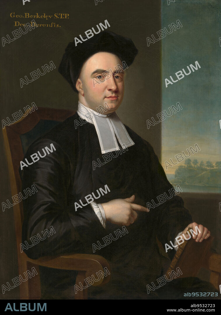JOHN SMIBERT. Bishop George Berkeley. oil on canvas. Date: 1727?.